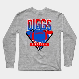 Vintage Buffalo Football Diggs Long Sleeve T-Shirt